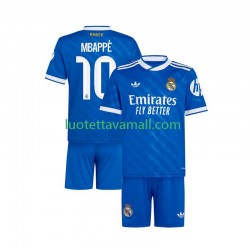 Lapset Real Madrid Kylian Mbappe 10 2025-2026 Lyhythihainen Fanipaita ,Kolmas
