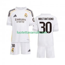 Lapset Real Madrid Mastantuono 30 2025-2026 Lyhythihainen Fanipaita ,Koti