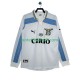 Miehet SS Lazio Retro 1999 2000 Pitkähihainen Fanipaita ,Vieras