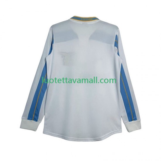 Miehet SS Lazio Retro 1999 2000 Pitkähihainen Fanipaita ,Vieras