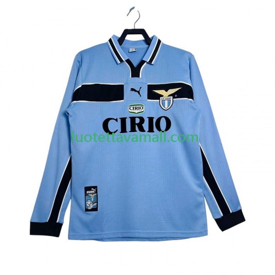 Miehet SS Lazio Retro 1998 1999 Pitkähihainen Fanipaita ,Koti