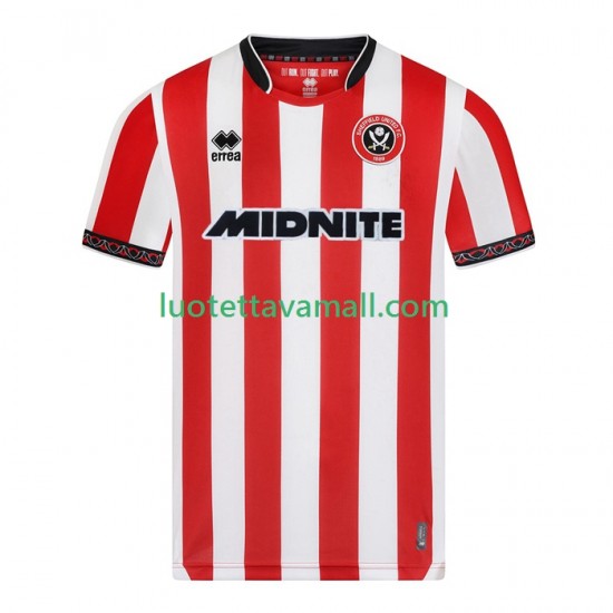 Miehet Sheffield United 2025-2026 Lyhythihainen Fanipaita ,Koti