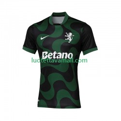 Miehet Sporting CP 2025-2026 Lyhythihainen Fanipaita ,Vieras ,Neljäs