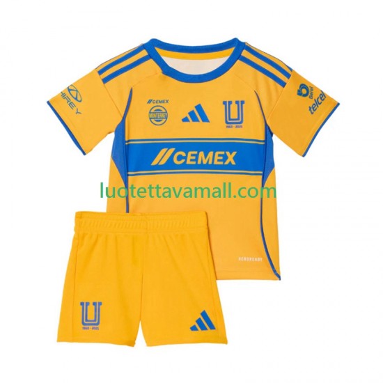 Lapset Tigres UANL 2025-2026 Lyhythihainen Fanipaita ,Koti