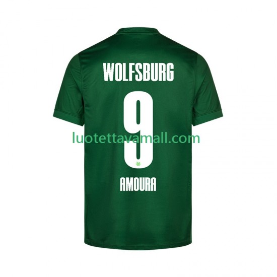 Miehet VfL Wolfsburg Mohamed Amoura 9 2025-2026 Lyhythihainen Fanipaita ,Koti