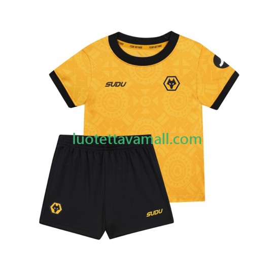 Lapset Wolverhampton Wanderers 2025-2026 Lyhythihainen Fanipaita ,Koti