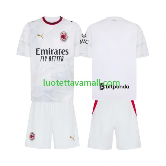 Lapset AC Milan 2026-2027 Lyhythihainen Fanipaita ,Vieras