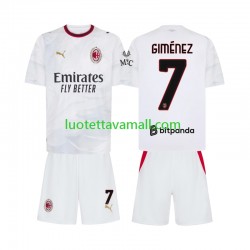 Lapset AC Milan Gimenez 7 2026-2027 Lyhythihainen Fanipaita ,Vieras