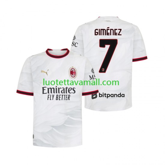 Miehet AC Milan Gimenez 7 2026-2027 Lyhythihainen Fanipaita ,Vieras