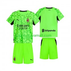 Lapset AC Milan Maalivahdin 2026-2027 Lyhythihainen Fanipaita ,Kolmas