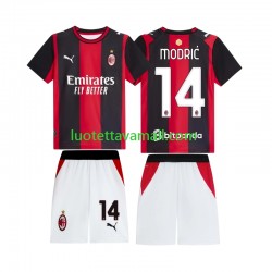 Lapset AC Milan Luka Modric 14 2026-2027 Lyhythihainen Fanipaita ,Koti