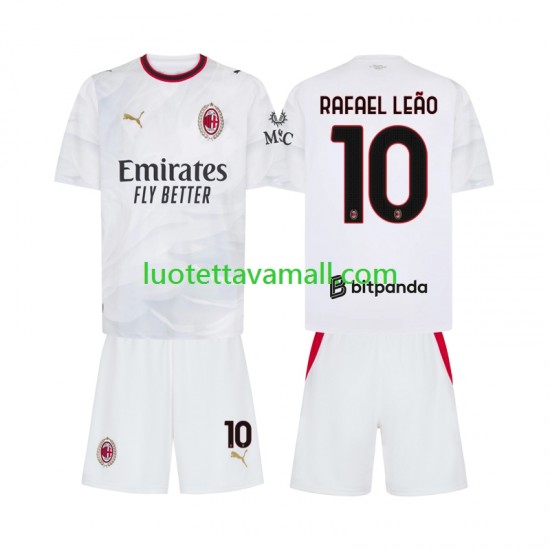 Lapset AC Milan Rafael Leao 10 2026-2027 Lyhythihainen Fanipaita ,Vieras