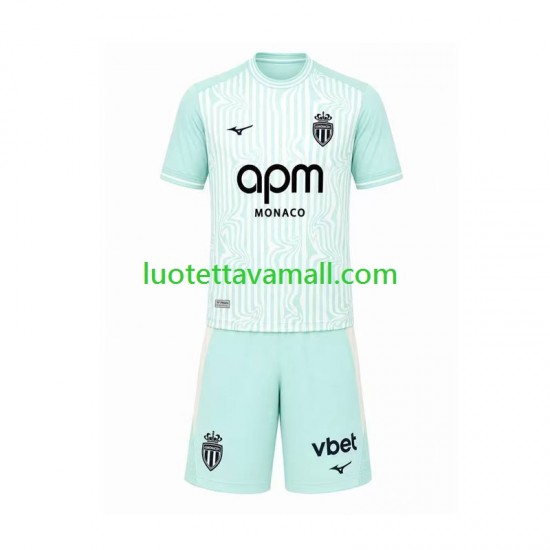 Lapset AS Monaco 2026-2027 Lyhythihainen Fanipaita ,Kolmas