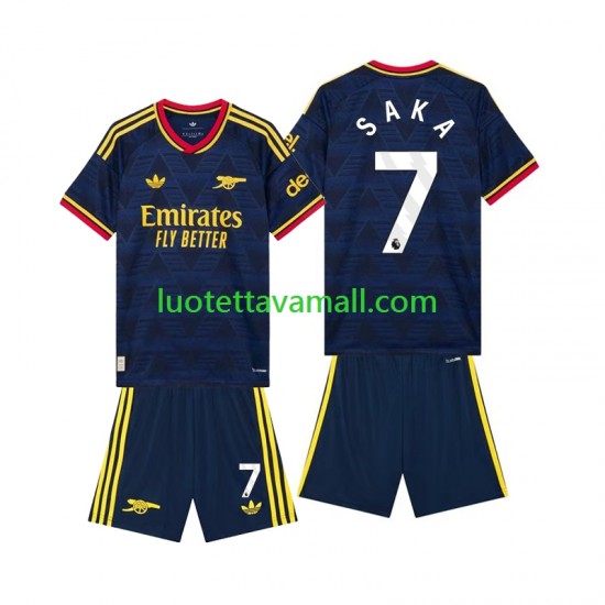 Lapset Arsenal Bukayo Saka 7 2026-2027 Lyhythihainen Fanipaita ,Vieras