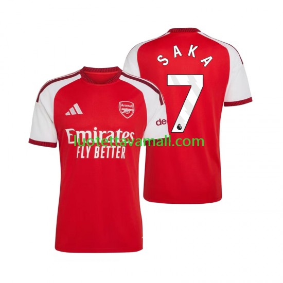 Miehet Arsenal Bukayo Saka 7 2026-2027 Lyhythihainen Fanipaita ,Koti