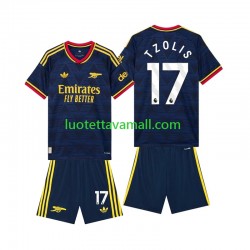 Lapset Arsenal Christos Tzolis 17 2026-2027 Lyhythihainen Fanipaita ,Vieras