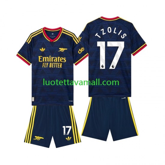 Lapset Arsenal Christos Tzolis 17 2026-2027 Lyhythihainen Fanipaita ,Vieras