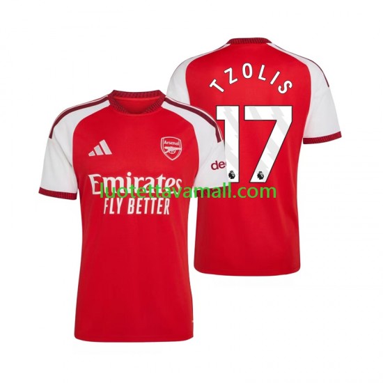 Miehet Arsenal Christos Tzolis 17 2026-2027 Lyhythihainen Fanipaita ,Koti