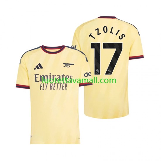 Miehet Arsenal Christos Tzolis 17 2026-2027 Lyhythihainen Fanipaita ,Kolmas