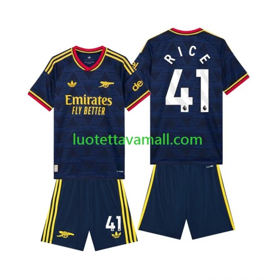 Lapset Arsenal Declan Rice 41 2026-2027 Lyhythihainen Fanipaita ,Vieras