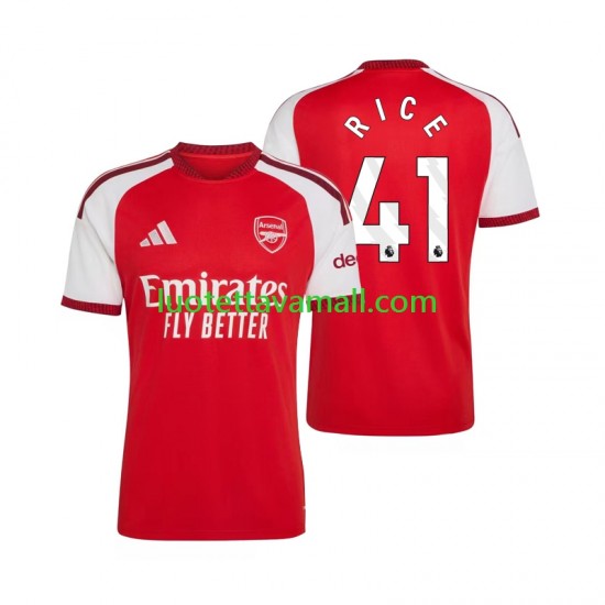 Miehet Arsenal Declan Rice 41 2026-2027 Lyhythihainen Fanipaita ,Koti