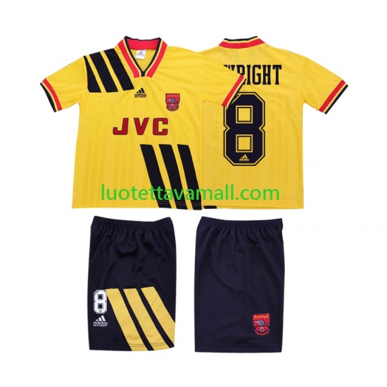 Lapset Arsenal WRIGHT 8 Retro 1993 1994 Lyhythihainen Fanipaita ,Vieras