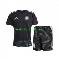 Lapset Aston Villa Maalivahdin 2026-2027 Lyhythihainen Fanipaita ,Vieras