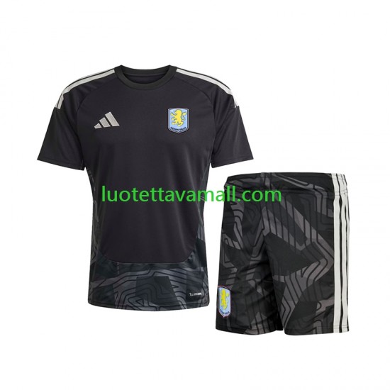 Lapset Aston Villa Maalivahdin 2026-2027 Lyhythihainen Fanipaita ,Vieras