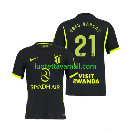 Miehet Atlético Madrid Obed Vargas 21 2026-2027 Lyhythihainen Fanipaita ,Vieras