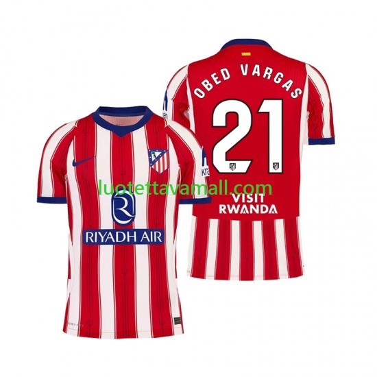 Miehet Atlético Madrid Obed Vargas 21 2026-2027 Lyhythihainen Fanipaita ,Koti