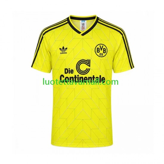 Miehet Borussia Dortmund Retro 1998 Lyhythihainen Fanipaita ,Koti