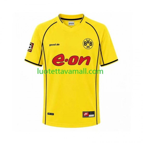 Miehet Borussia Dortmund Retro 2002 Lyhythihainen Fanipaita ,Koti