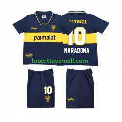 Lapset CA Boca Juniors MARADONA 10 Retro 1993 1995 Lyhythihainen Fanipaita ,Koti