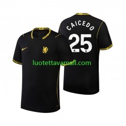 Miehet Chelsea Moises Caicedo 25 2026-2027 Lyhythihainen Fanipaita ,Vieras Miehet Chelsea Moises Caicedo 25 2026-2027 Lyhythihainen Fanipaita ,Vieras