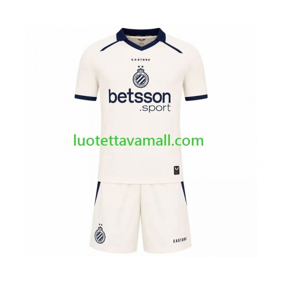 Lapset Club Brugge 2026-2027 Lyhythihainen Fanipaita ,Vieras