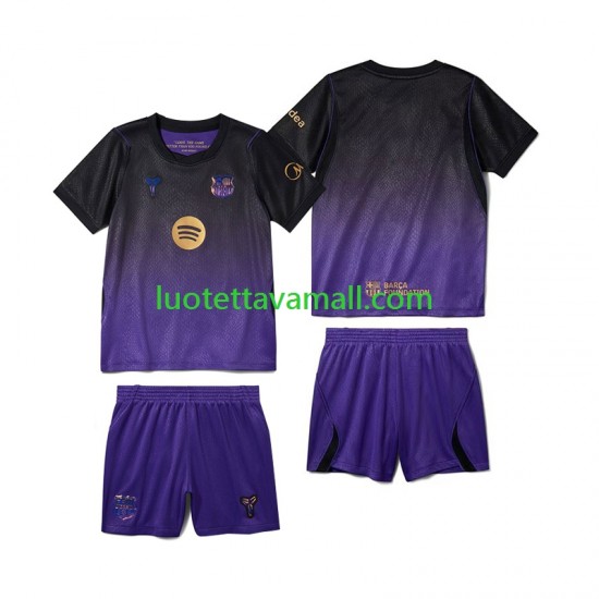 Lapset FC Barcelona 2026-2027 Lyhythihainen Fanipaita ,Vieras