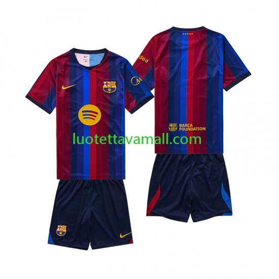 Lapset FC Barcelona 2026-2027 Lyhythihainen Fanipaita ,Koti