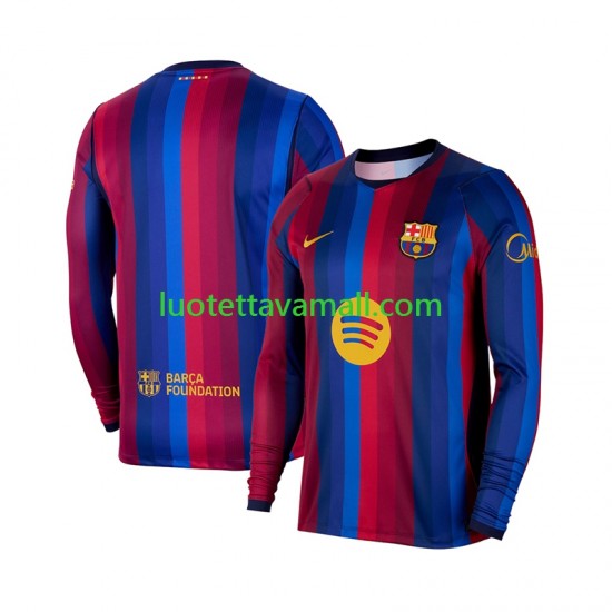 Miehet FC Barcelona 2026-2027 Pitkähihainen Fanipaita ,Koti