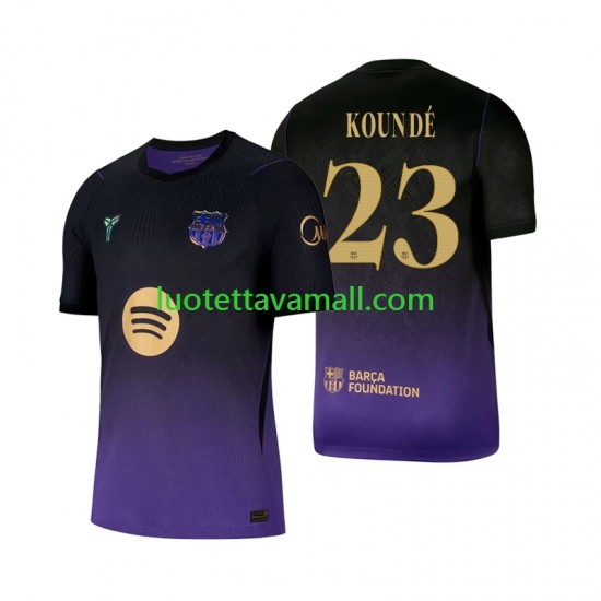 Miehet FC Barcelona Jules Kounde 23 2026-2027 Lyhythihainen Fanipaita ,Vieras