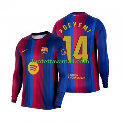 Miehet FC Barcelona Karim Adeyemi 14 2026-2027 Pitkähihainen Fanipaita ,Koti Miehet FC Barcelona Karim Adeyemi 14 2026-2027 Pitkähihainen Fanipaita ,Koti
