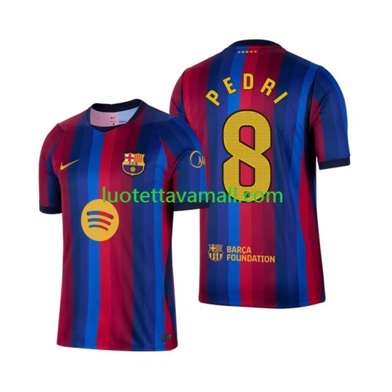 Miehet FC Barcelona Pedri 8 2026-2027 Lyhythihainen Fanipaita ,Koti