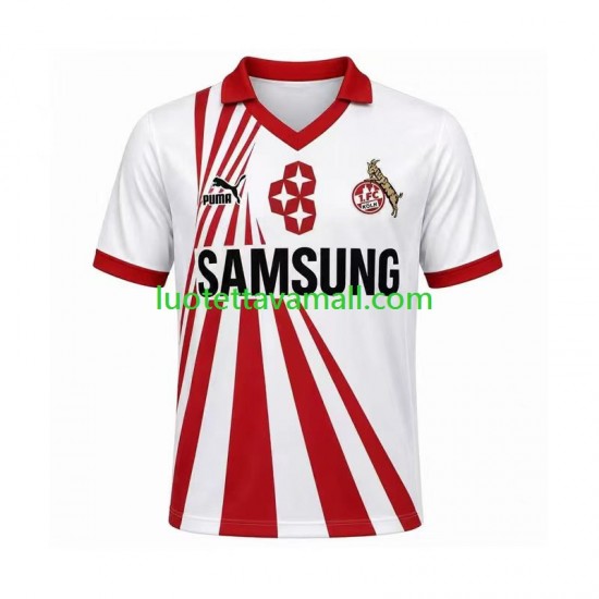Miehet FC Köln Retro 1990 1991 Lyhythihainen Fanipaita ,Koti