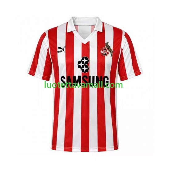 Miehet FC Köln Retro 1988 1989 Lyhythihainen Fanipaita ,Kolmas