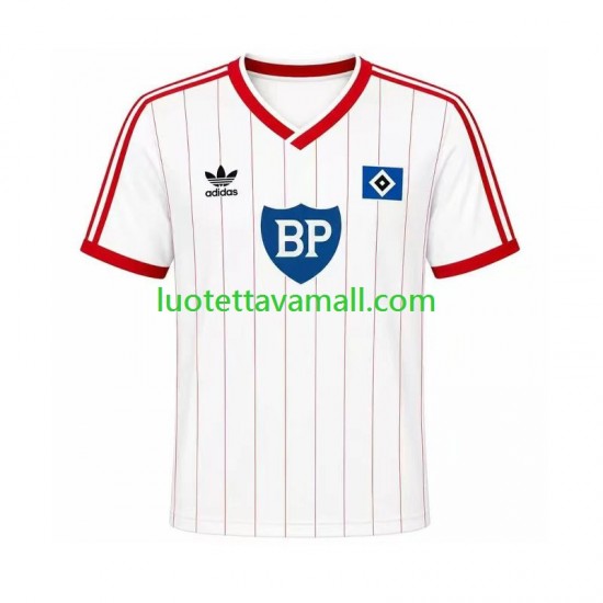 Miehet Hamburger SV Retro 1984 Lyhythihainen Fanipaita ,Koti