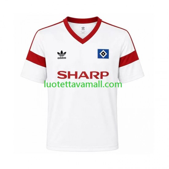Miehet Hamburger SV Retro 1988 Lyhythihainen Fanipaita ,Koti