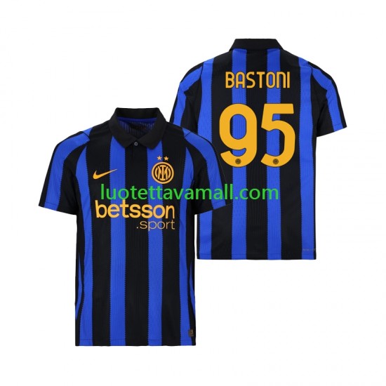 Miehet Inter Milan Alessandro Bastoni 95 2026-2027 Lyhythihainen Fanipaita ,Koti