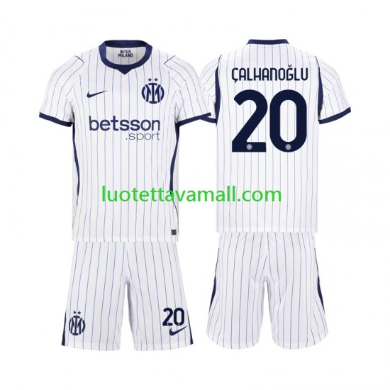 Lapset Inter Milan Hakan Calhanoglu 20 2026-2027 Lyhythihainen Fanipaita ,Vieras