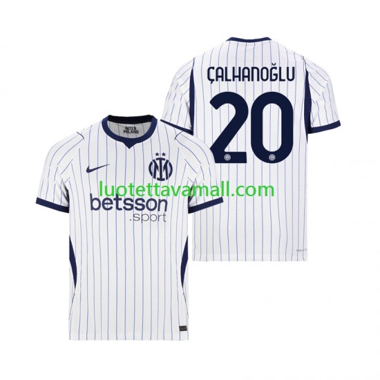 Miehet Inter Milan Hakan Calhanoglu 20 2026-2027 Lyhythihainen Fanipaita ,Vieras