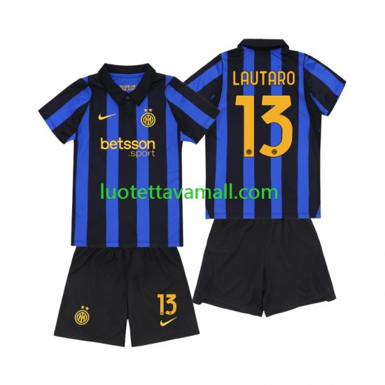 Lapset Inter Milan Lautaro Martinez 13 2026-2027 Lyhythihainen Fanipaita ,Koti