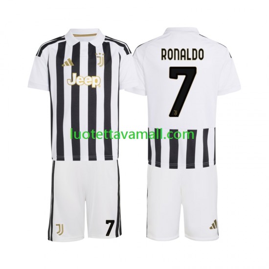 Lapset Juventus Cristiano Ronaldo 7 2026-2027 Lyhythihainen Fanipaita ,Koti